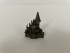 Vintage Fantasy Wizard s Tower Castle Miniature Figurine Pewter Blue Gem 1 5 
