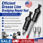 Grease Fitting Unclogger With Adapters Interchangeable For Workshops  Mechanics