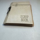 Vintage Scrapbook Of Used Greeting Cards Welcoming Baby