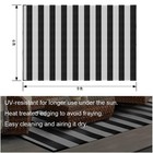 Plastic Straw Rug 6 x9  Outdoor Waterproof Patio Rugs Foldable Reversible Cam   