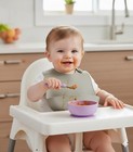 Pandaear 5 Pack Waterproof Silicone Baby Bibs  Super Thin Light Weight Feedin   