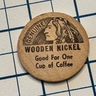 Chip Coin Token Vintage Wooden Nickel Indian Buffalo Rd Rochester New York