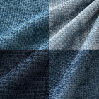 18x18 Neutral Blue Chenille Throw Pillow Covers Pack Of 4 For Sofa Bed