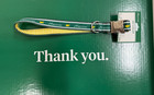 2026 Masters Pet Dog Collar Green yellow  large - 16  - 25    Augusta Nwt