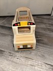 Melissa   Doug Classic Wooden Back To School Bus Toy Kids Students Cars Fun Gift