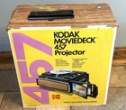 1976 Kodak Moviedeck 457 Super 8   8mm Movie Dual Projector Tested Works Vintage