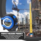 20 Pack 25ft Steel Tape Measure With Fractions  Retractable Easy Read Ruler