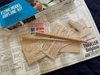 Hi-fli Traveler Sailplane Balsa Glider Flying Model Kit No  32 Vintage