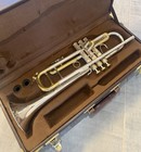 Vicent Bach  clone  Jazz Trumpet 3 Piston Valves Silver gold Lacquered Brass