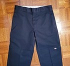 Nwot Dickies Mens 34x32 Loose Fit Double Knee Black Work Pants 85283 New No Tags