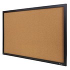 Cork Bulletin Board  24  X 36   Black Frame