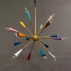 16 Arms Colorful Sputnik Chandelier Style Of Stilnovo Vintage Collection Lamp
