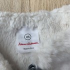 Hanna Andersson Girls Faux Fur White Collar Wrap One Size Fuzzy Scarf For Dress