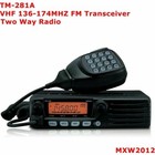 New 65w Tm-281a Car Radio Station Fm Transceiver Mobile Radio 136-174mhz 10-50km