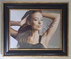  olivia Wilde  Signed   Framed Rare 11x14 High-quality Photo Psa dna Coa