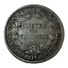 French Indo-china 1885-a Piastre De Commerce Paris Mint Key-date  E5