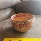 Pre-columbian Mayan Polychrome Painted Bowl Guaranteed Authentic Solid