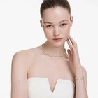 Swarovski Una Angelic Set  Necklace  Bracelet  Earrings  18k Gold Finish New