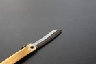 Higonokami Pocket Knife Blue 2 Warikomi 75 Mm Mitsuo Saku Brass Handle Usa
