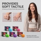 Needoh Fuzz Ball Flower Power Non-toxic Velvet Fuzzy Squishy  All 5 Colors