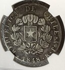 1848 So Jm Chile 8 Reales Silver Coin Ngc Vf30
