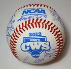2012 Stony Brook Seawolves Autographed Baseball Ncaa Cws Stony Brook University