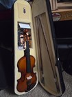 Cecilio 4 4 Violin Set Full Size Fiddle Solidwood Ebony - Maple Varnish