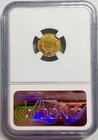 1854 Type 2 Gold  1 Indian Princess Ngc Au Details Mount Removed  see Close-ups 