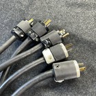 Hubbell Edison Male To Stage Pin Female Adapter 600v Power Cable 1 Ft Lot Of 5