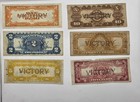 1940s Philippines Us Territorial Victory Banknotes lot Of 6 all Circulated 