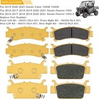 Front Rear Brake Pads Kit 06451-hl4-a01 For 2016-2023 Honda Pioneer 1000 1000-5