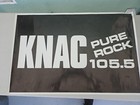 Pure Rock 105 5 Knac Original Poster Rare 35x23 Great Condition See Pictures 