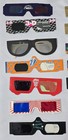 Vintage Paper 3d Glasses Lot Movie Tv Promo Freddy Rolling Stones John Wayne Nbc