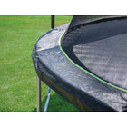 Jumpking 14ft Trampoline And Enclosure - Black  Lime Green