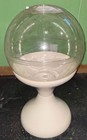 Mid Century Modern Tulip Terrarium  Tulip Base Bubble Dome  Plastic Lucite