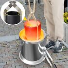 25kg Propane Melting Furnace Kit W lifting Tongs Includes Crucible Foundry Kiln