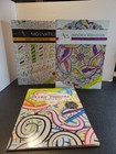 Adult Coloring Book Lot 3 Color Me Motivated Mandala Meditation Patterns New Set