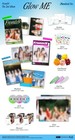 K-pop Fromis_9 2nd Album  glow Me  Cd p book p card poster sticker postcard gift