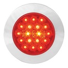  75842 4 Inches Fleet 18 Led Surface Mount W bezel  3 Wires Red red