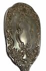 Vintage Silver Plated Hairbrush Victorian Antique Style Vanity