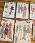 Lot Of 7 Vintage 1970s Sewing Patterns Simplicity Mccalls Butterick Boho Retro