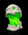 3d Printed Skull Desk Lamp  Gothic Green Glow  Halloween Decor  pla 