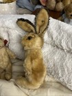 Steiff Vintage Mohair Bunny Rabbit  Very Good Condition After Decades Of Love 