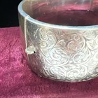 Smith And Pepper Bham Sterling 925 Bangle Bracelet Engraved 51 9g- 1 1 2    W