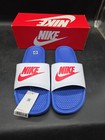 Nwt Nike Mens Benassi Jdi Slide  Blue red white-size 12