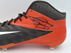 Johnny Manziel Autographed Orange   Black Nike Football Cleat Browns Jsa  n73598