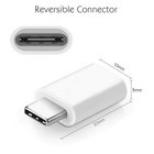 3x Usb 3 1 Type C Male To Micro Usb Female Adapter Samsung Galaxy Note 8 - White