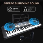 61-key Digital Music Piano Keyboard mic - Portable Electronic Musical Instrument