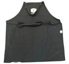 Jack In The Box Employee Uniform Black Apron Clown Face Smiley Logo White