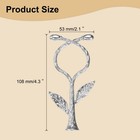 Uxcell 1-tier Cake Tray Stand Handle Metal Cake Stands Holder Cupcake Dessert   